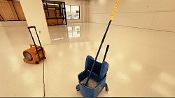 flooring, waxing